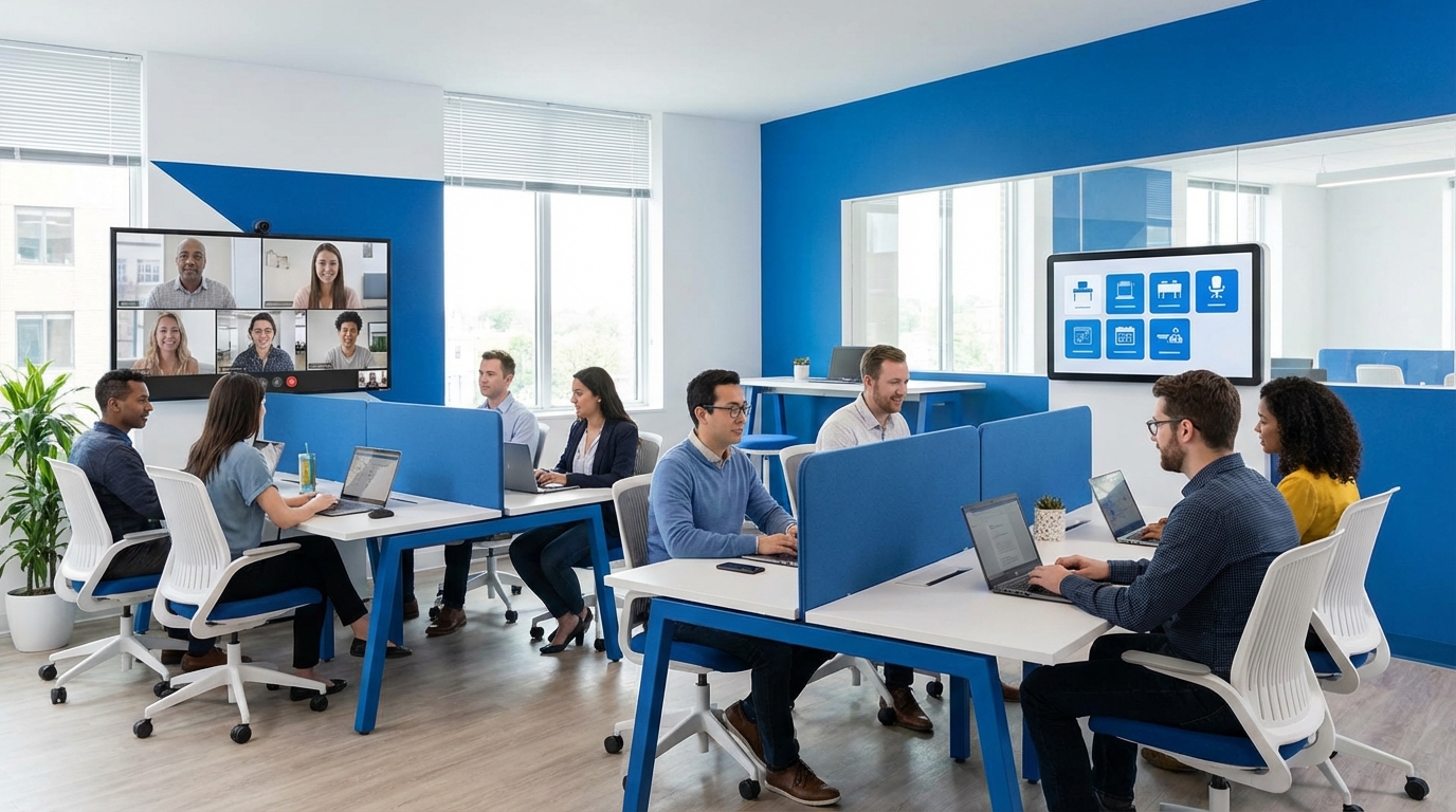 The Hybrid Office: Managing Desks for Remote Workers