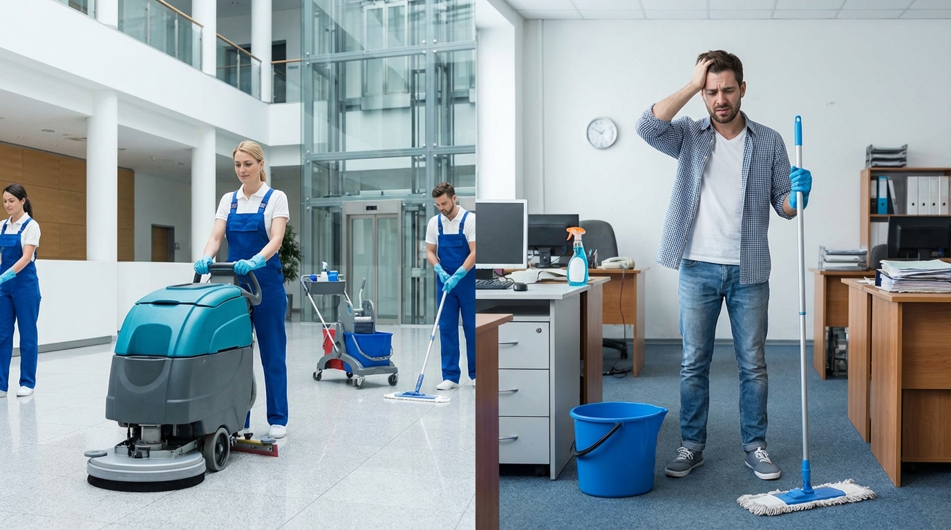 Outsourcing Janitorial Services vs. In-House Cleaning