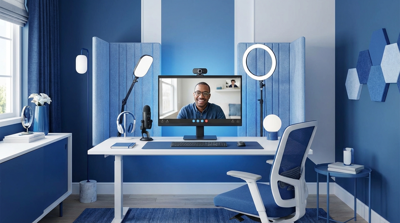 Designing a ‘Zoom Room’: Professional Video Call Setups (Link to Tech)